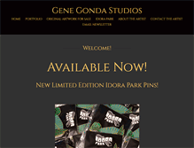 Tablet Screenshot of genegondastudios.com